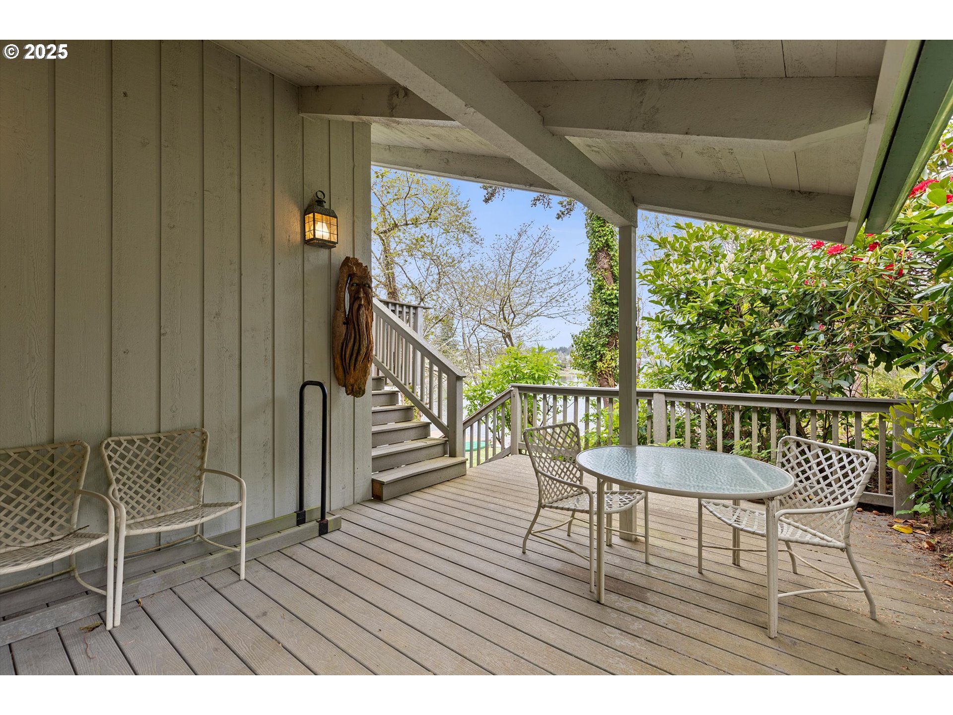 2871 Northeast East Devils Lake Road Otis, OR 97368 - Photo 33 of 48 a view of balcony with furniture