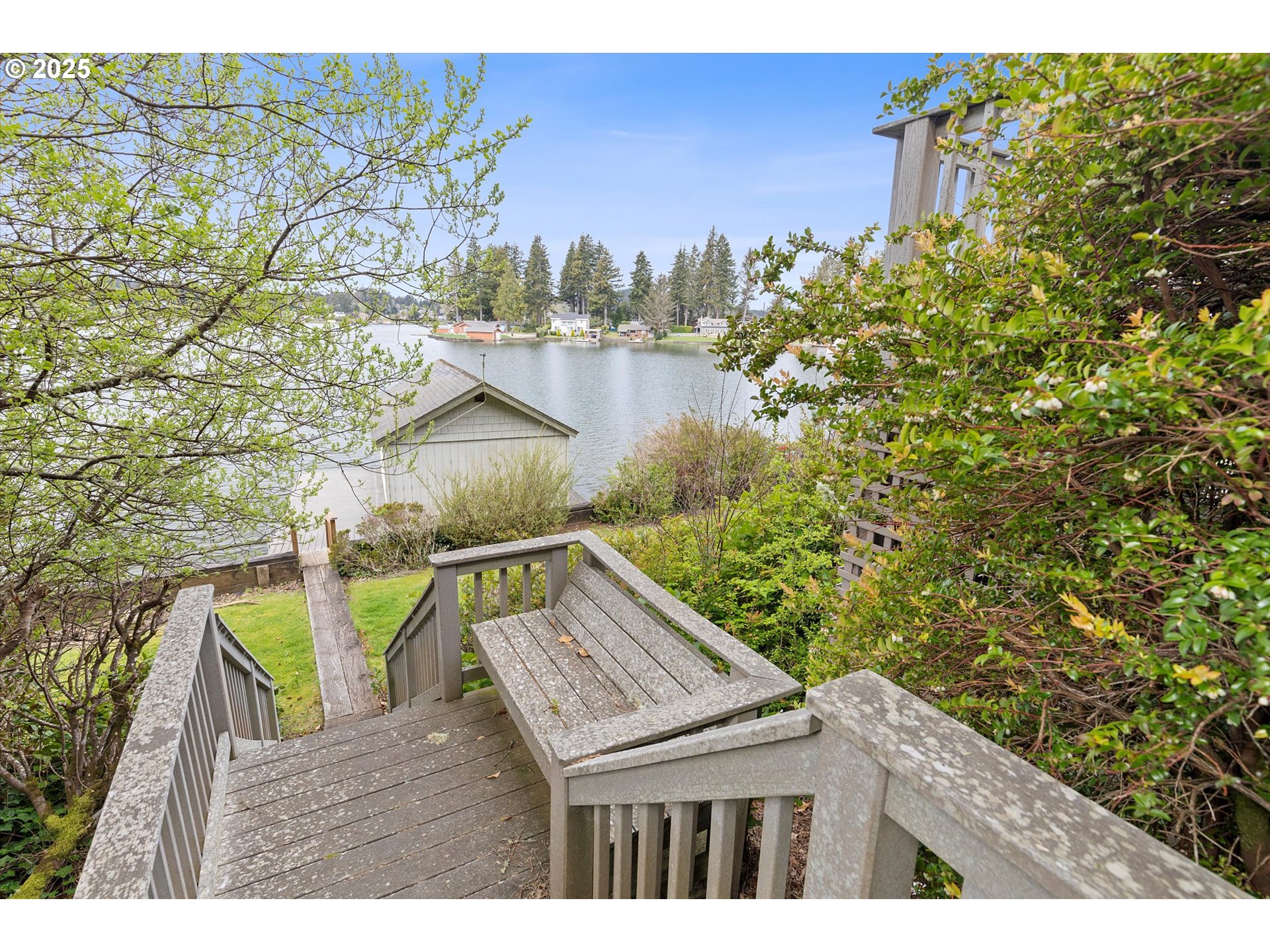 2871 Northeast East Devils Lake Road Otis, OR 97368 - Photo 38 of 48 a view of yard from balcony