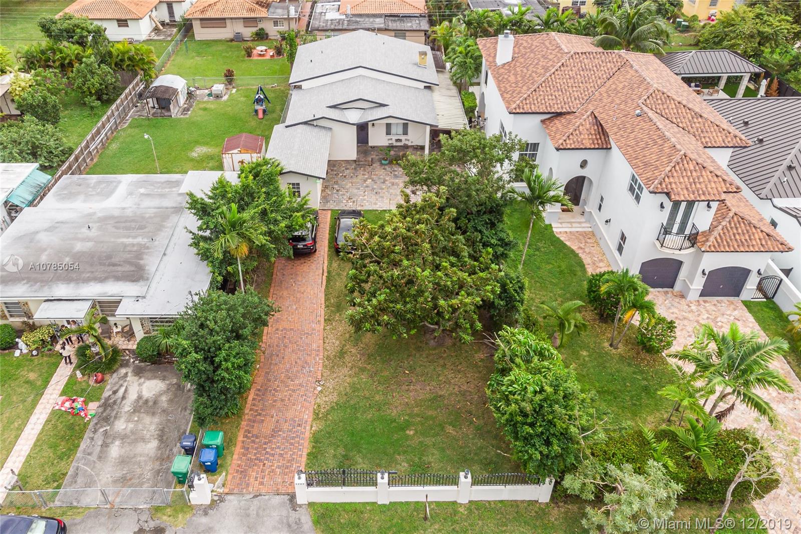 6342 Southwest 23rd Street Miami, FL 33155 - Photo 34 of 37 aerial view of the house.