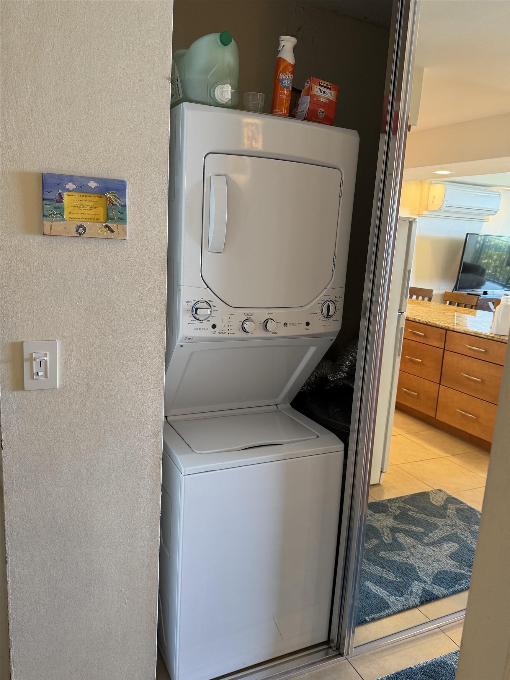 3543 Lower Honoapiilani Road, Unit L202 Lahaina, HI 96761 - Photo 20 of 22 a utility room with dryer and washer