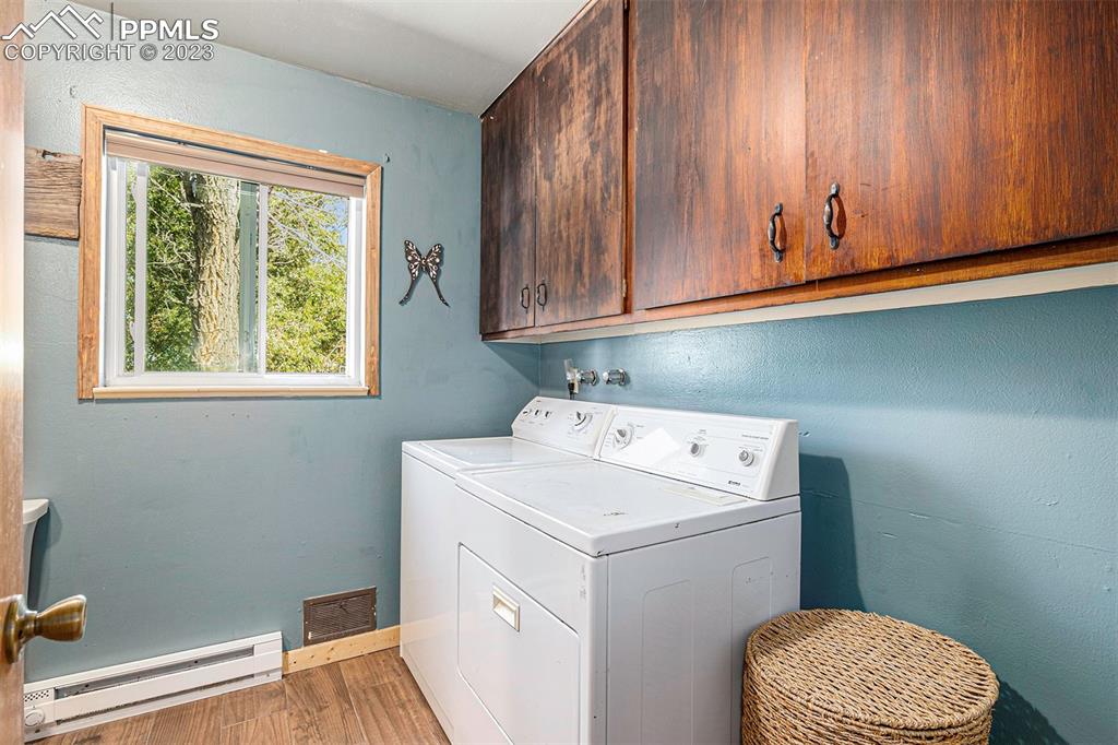 2905 Lauppe Road Yoder, CO 80864 - Photo 14 of 34 a utility room with dryer and washer