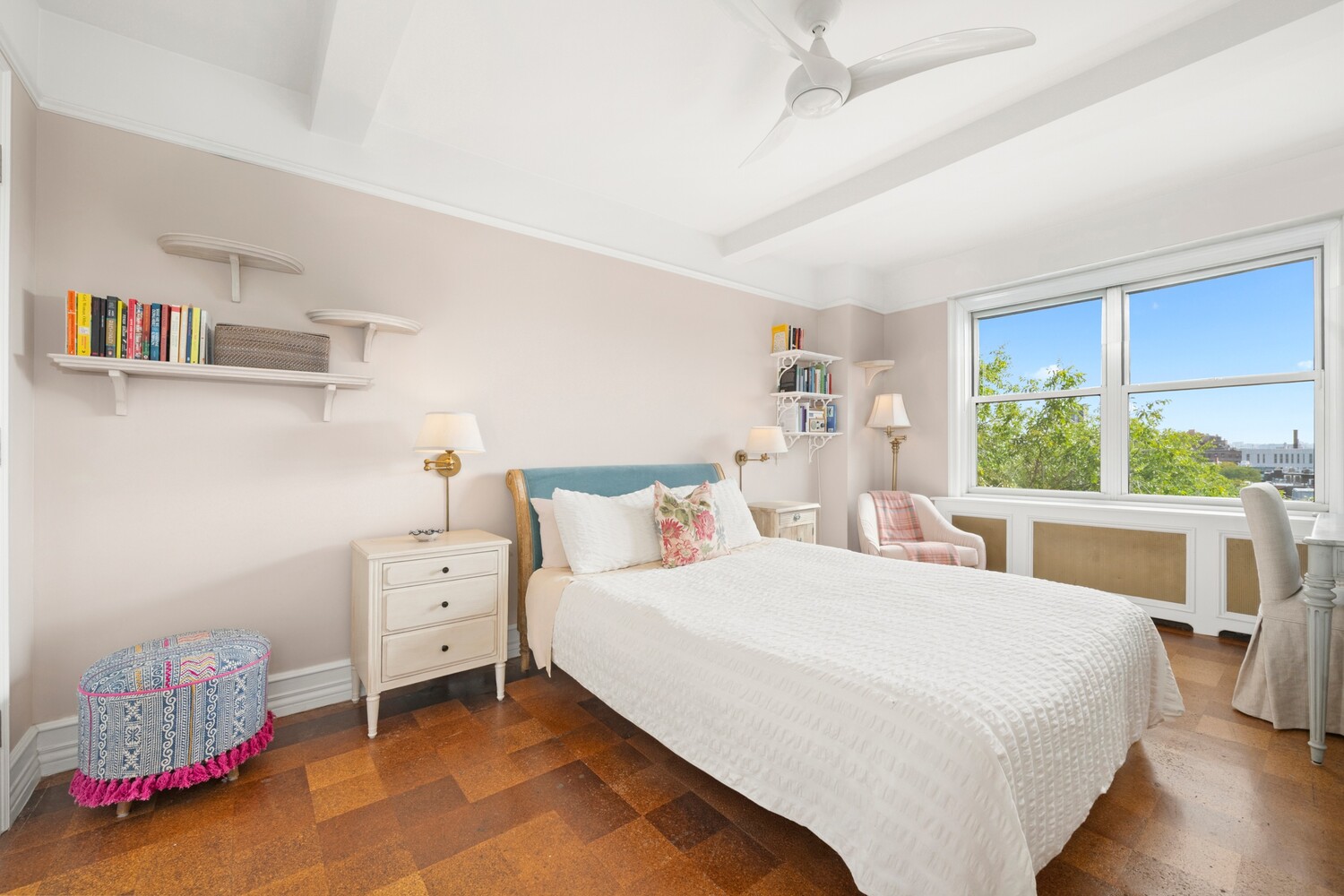 70 Remsen Street, Unit 7H Brooklyn, NY 11201 - Photo 8 of 13 a bedroom with a bed and a window