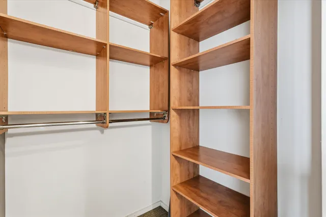 a city view with tall buildings