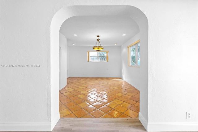 a view of an empty room with window