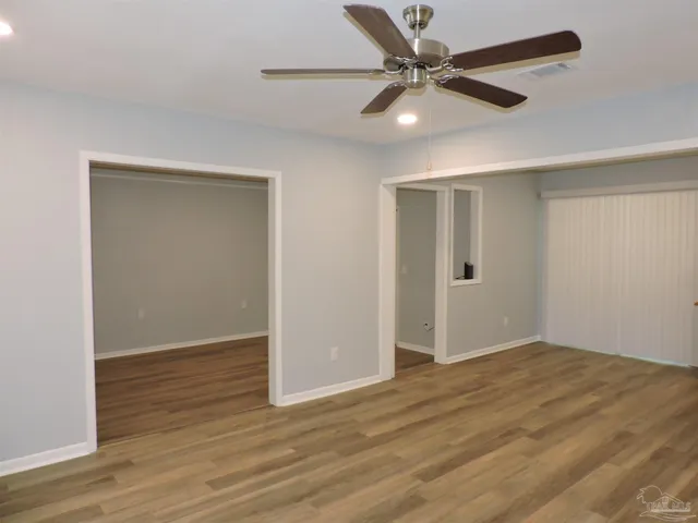 wooden floor in an empty room