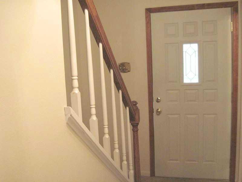 223 B Stone Quarry Road Monaca, PA 15061 - Photo 7 of 19 Entry/Foyer. The front door has a lead glass insert.