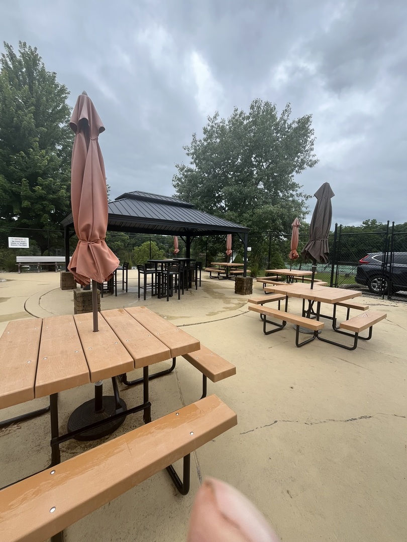 28 Cedar Lane Putnam, IL 61560 - Photo 6 of 9 a view of outdoor space with seating area