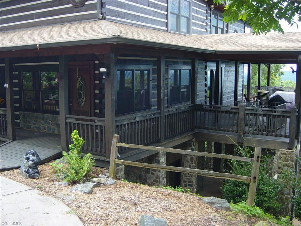 326 Cherokee Lane Purlear, NC 28665 - Photo 28 of 30 Plenty of outdoor living space to enjoy peace and quiet and don't forget those VIEWS !
