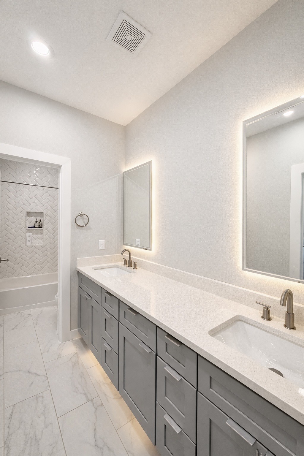 10115 Porto Rico Road Houston, TX 77041 - Photo 13 of 17 a spacious bathroom with a bathtub sink double and mirror