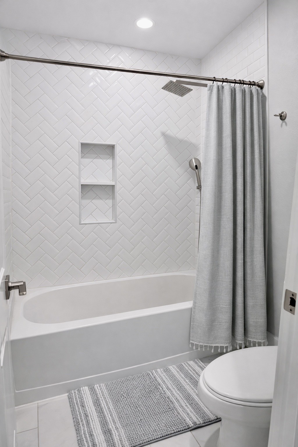 10115 Porto Rico Road Houston, TX 77041 - Photo 14 of 17 a bathroom with a toilet and a shower