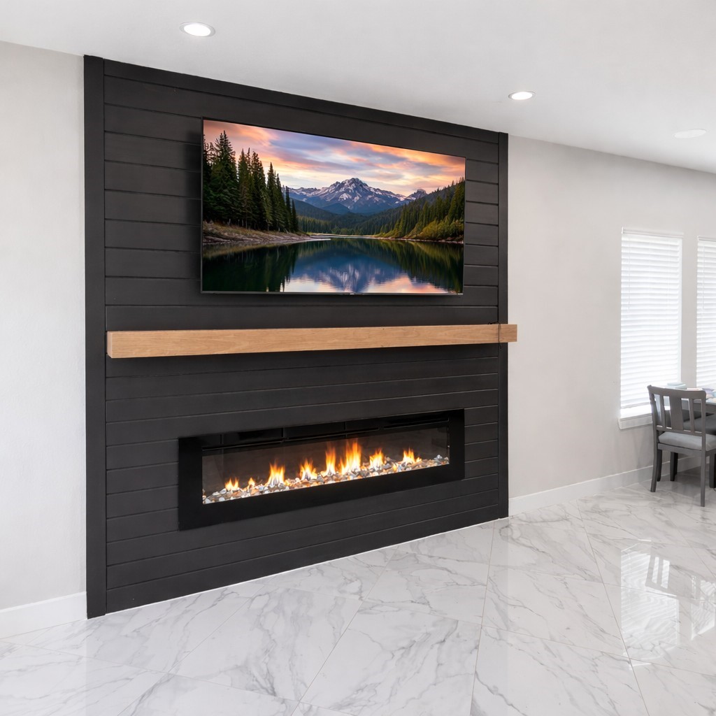 10115 Porto Rico Road Houston, TX 77041 - Photo 7 of 17 a fireplace with a fireplace in it