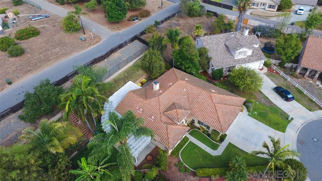805 La Rue Avenue Fallbrook, CA 92028 - Photo 3 of 25 an aerial view of a house