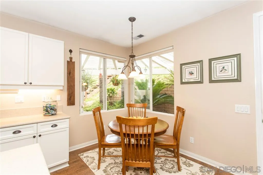805 La Rue Avenue Fallbrook, CA 92028 - Photo 5 of 25 a view of a dining room with furniture window and outside view