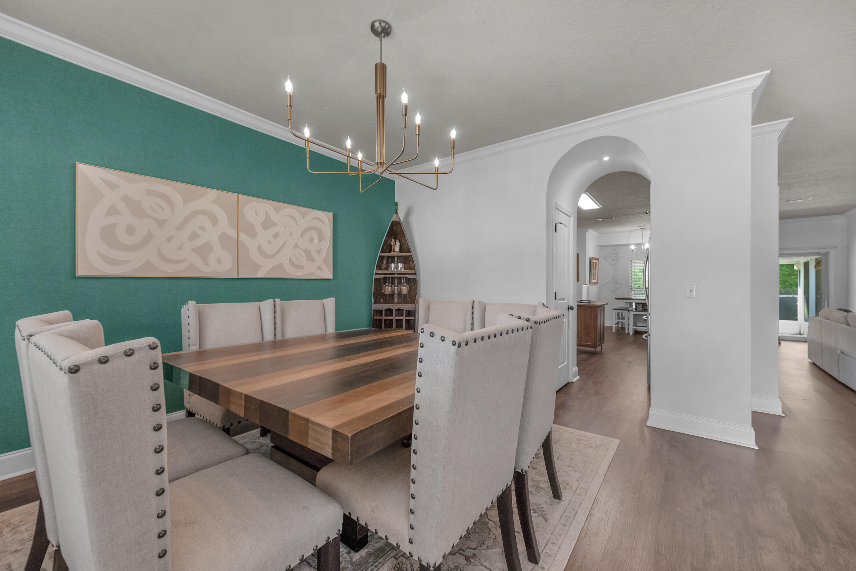 4509 Beth Circle Crestview, FL 32539 - Photo 3 of 29 a living room with furniture and a wooden floor