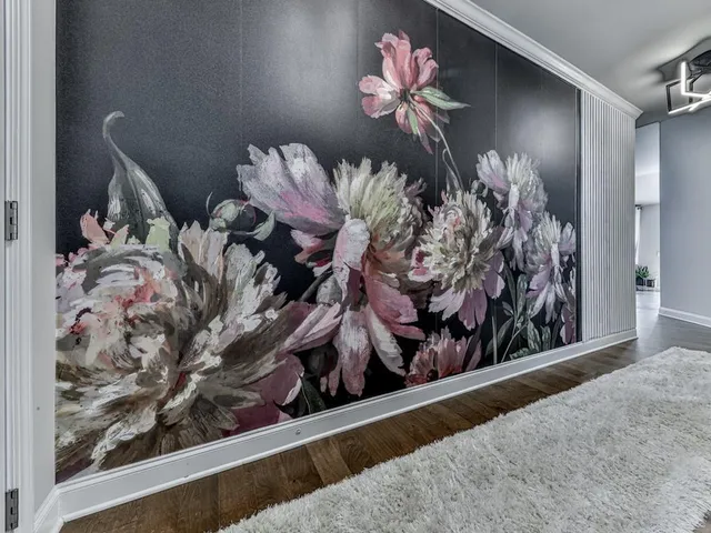 a view of a painting of a window