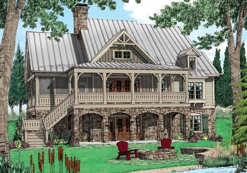 105 Harbor Pointe Drive Silver Point, TN 38582 - Photo 5 of 6 a front view of a house with a garden and plants