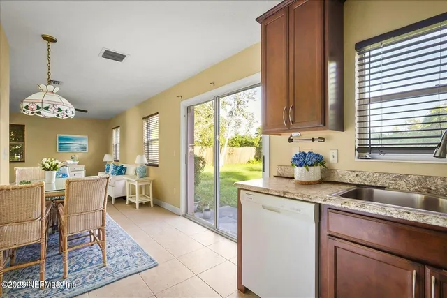 a kitchen with granite countertop lots of counter top space