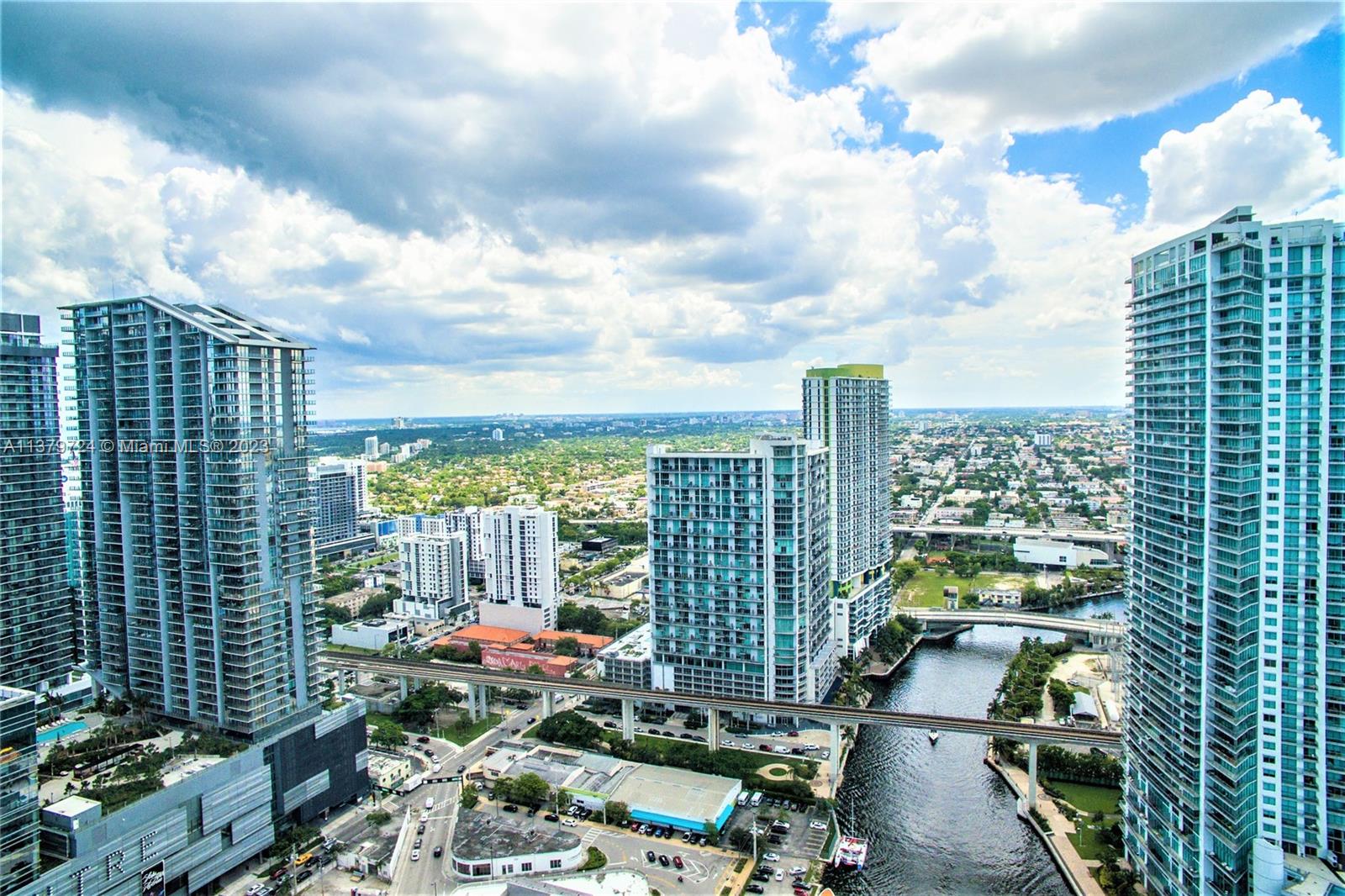 495 Brickell Avenue, Unit 3603 Miami, FL 33131 - Photo 47 of 48 a view of a city with tall buildings