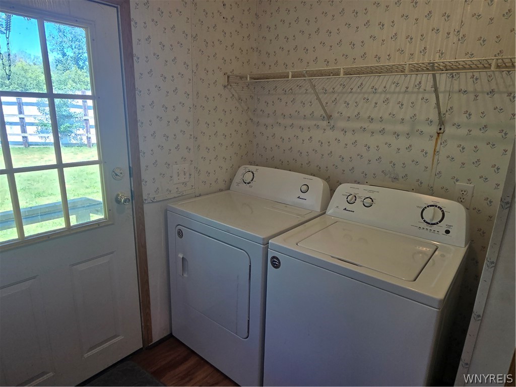 12507 Ridge Road Ridgeway, NY 14103 - Photo 12 of 22 laundry room (8x4), washer & dryer included