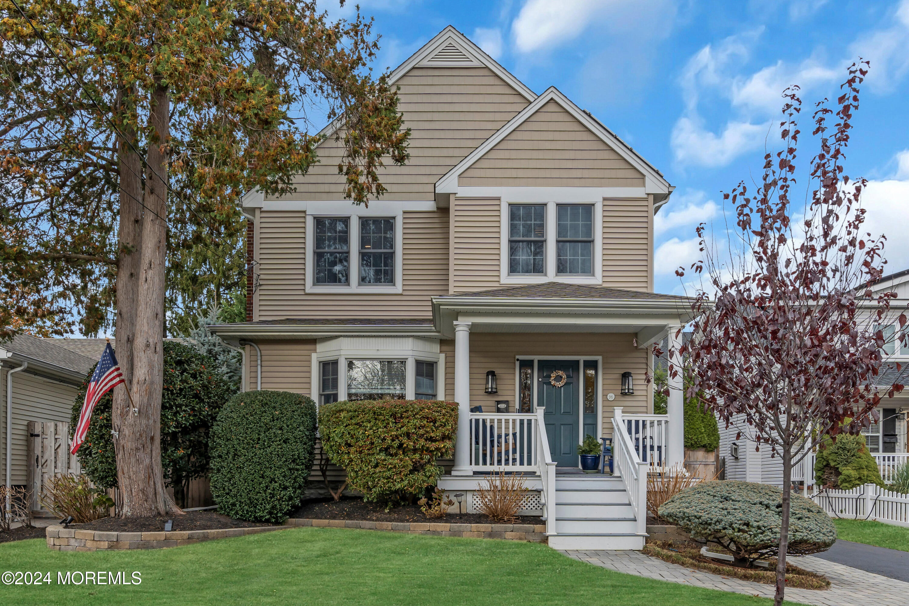 96 Manito Road Manasquan, NJ 08736 - Photo 1 of 50 front view of a house with a yard