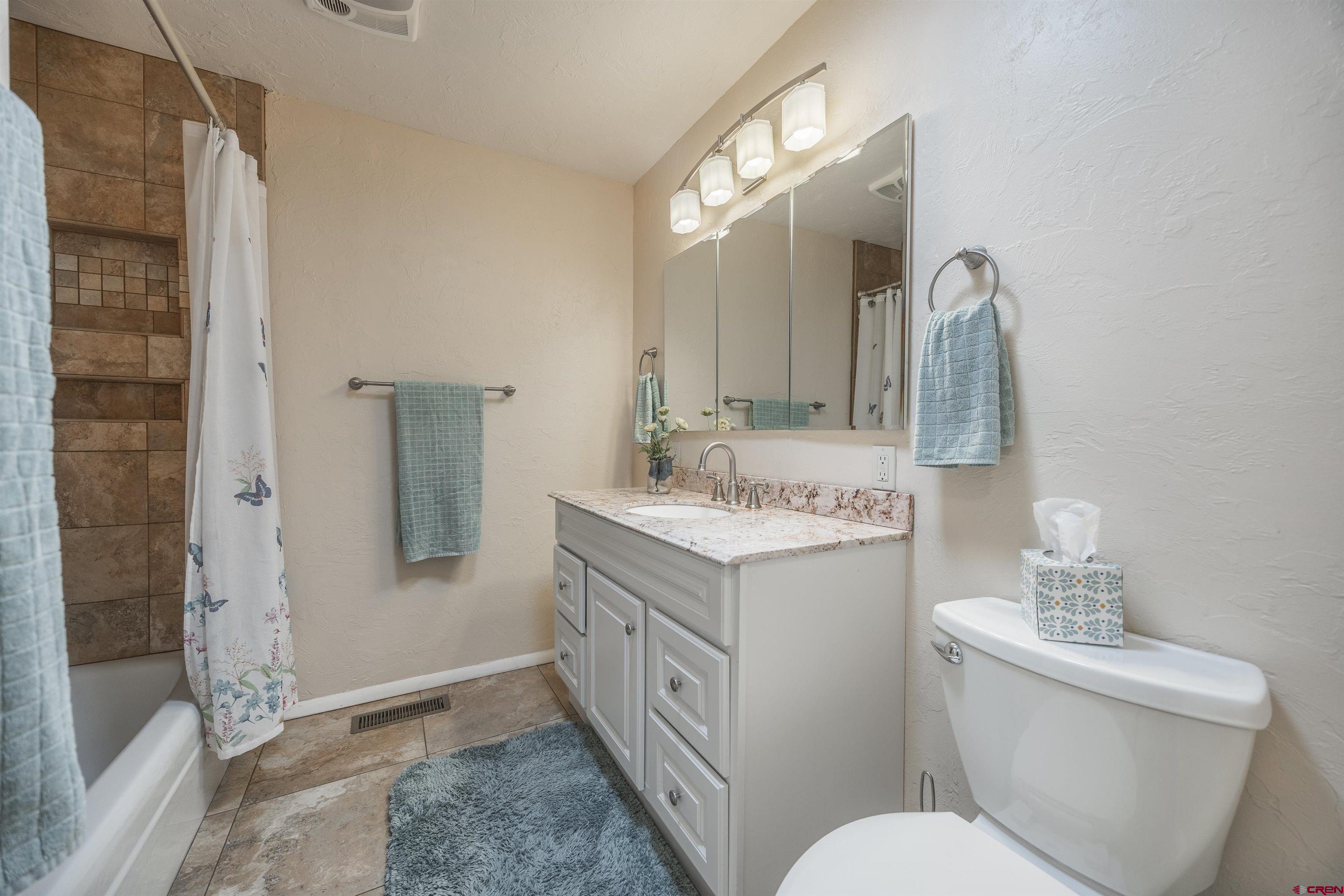 16574 6275th Road Montrose, CO 81403 - Photo 24 of 45 a bathroom with a sink a toilet and shower