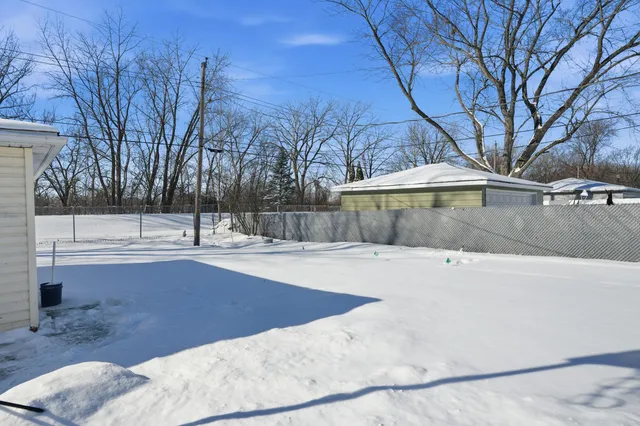 a view of outdoor space and trees