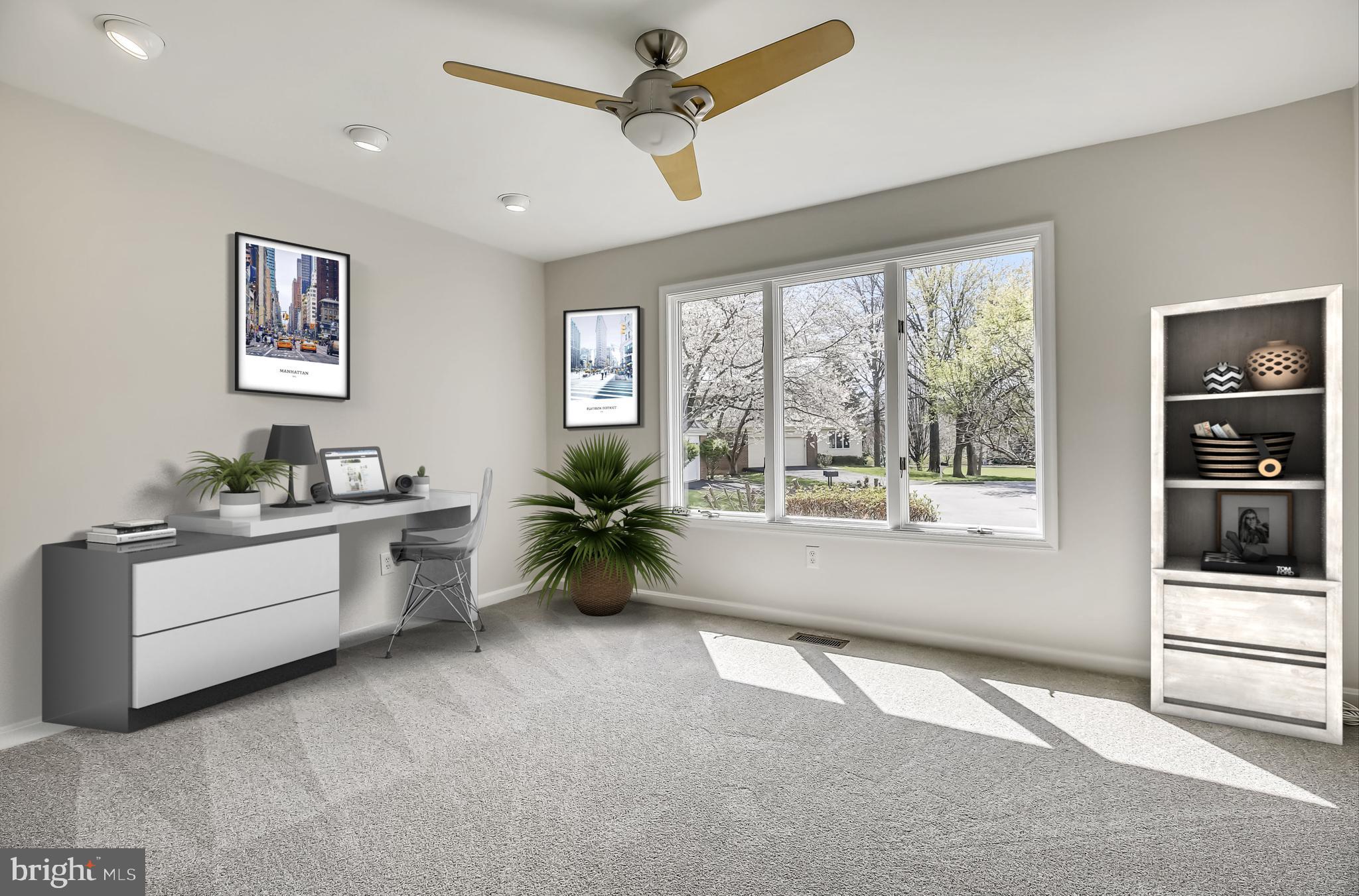 11805 Riding Loop Terrace North Potomac, MD 20878 - Photo 17 of 40 Main Level Office Virtually Staged