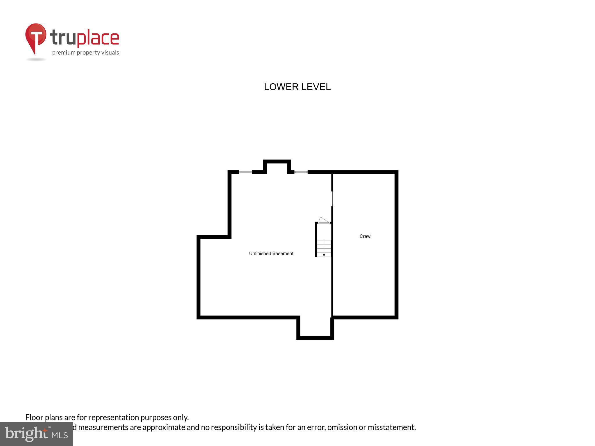 11805 Riding Loop Terrace North Potomac, MD 20878 - Photo 40 of 40 Lower Level Floor Plan - Unfinished
