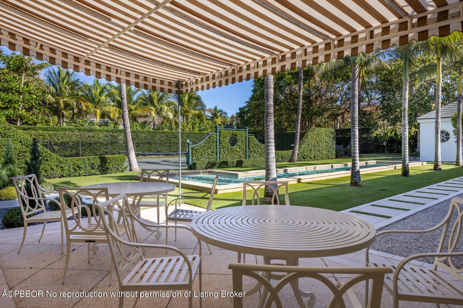 710 South County Road Palm Beach, FL 33480 - Photo 45 of 69 Awning Covered Patio