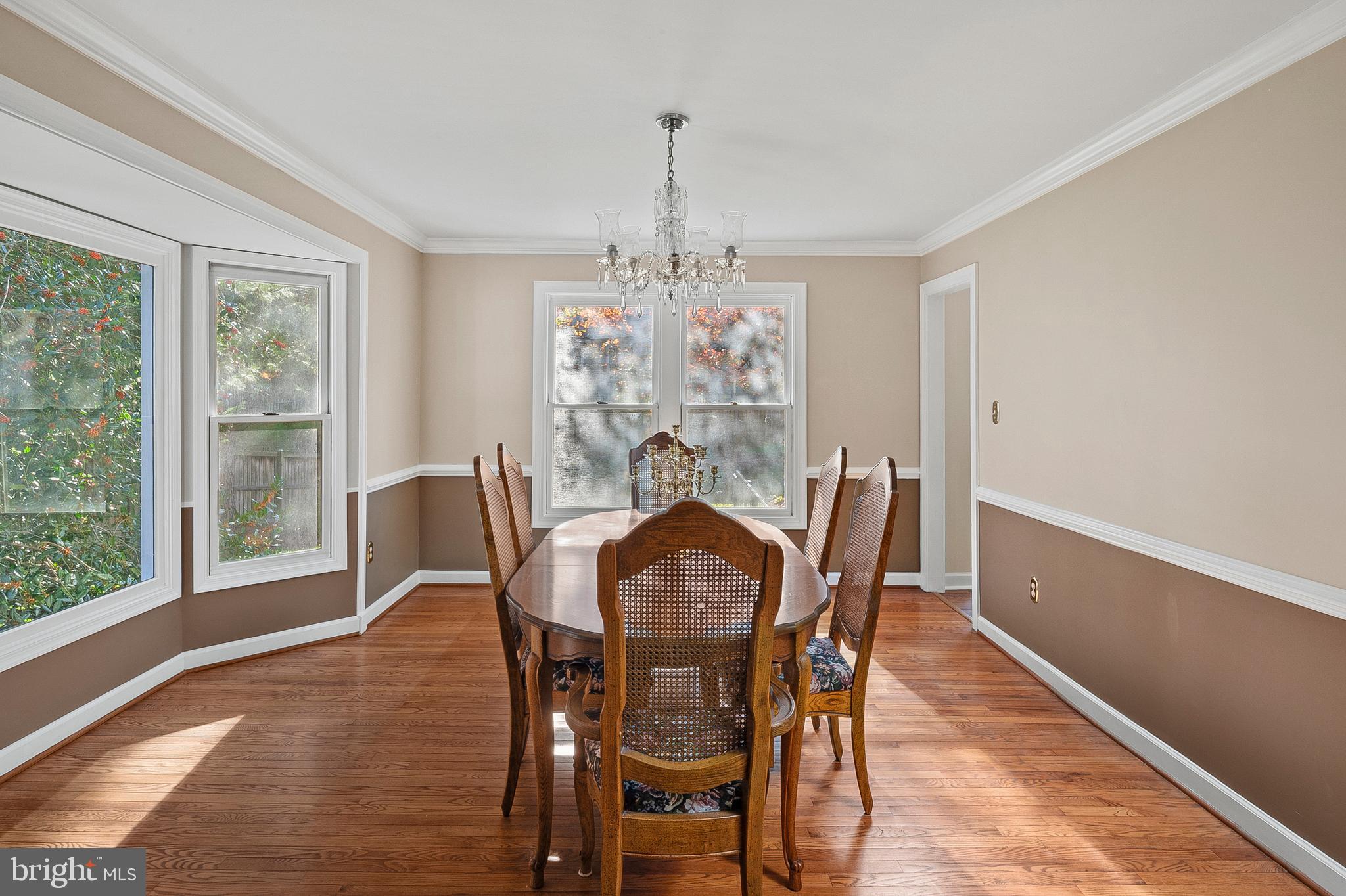 13808 Pleasant View Drive Bowie, MD 20720 - Photo 11 of 46 a view of a dining room with furniture window and outside view