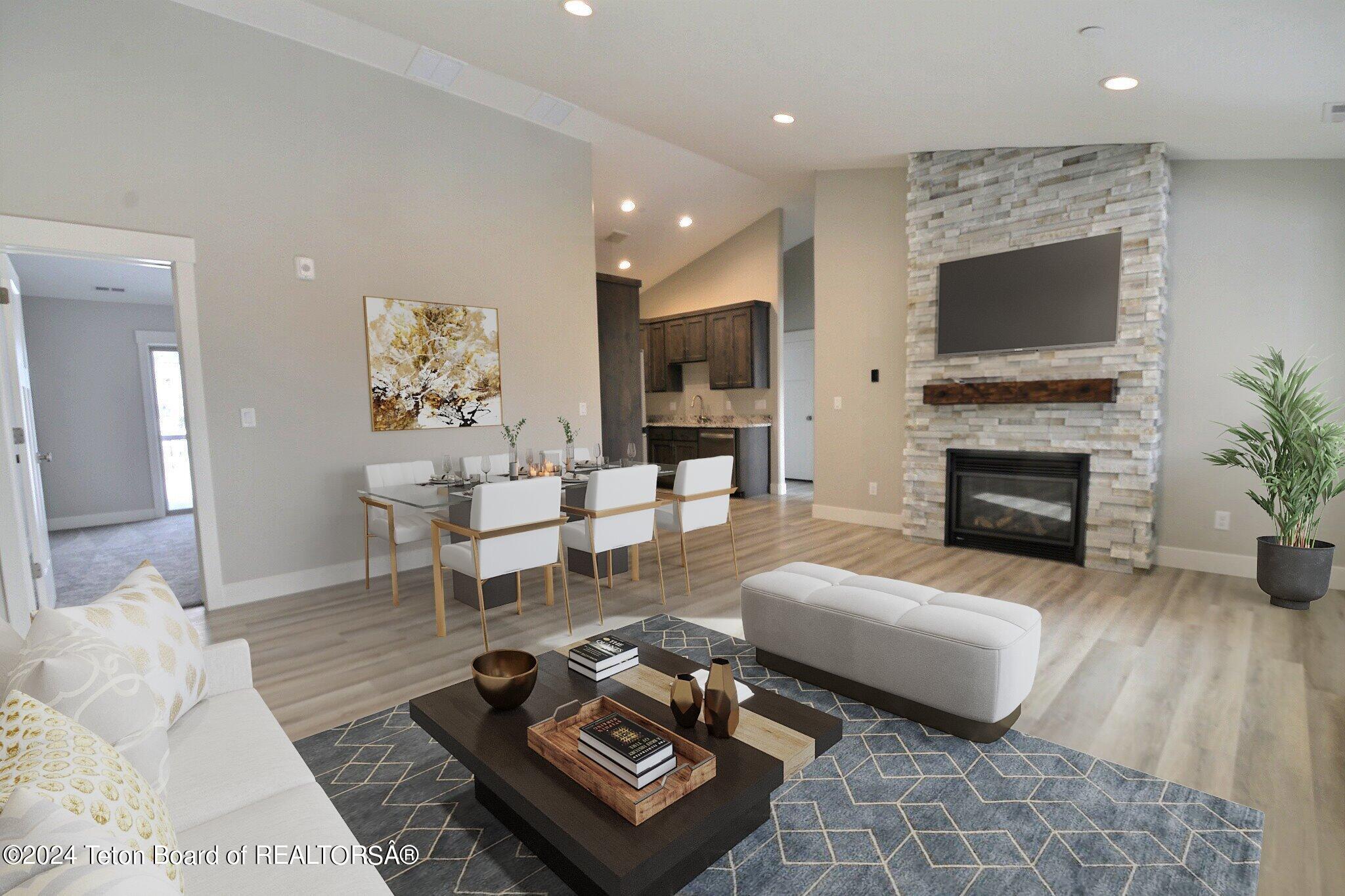 140 Homestead Road, Unit 502 Victor, ID 83455 - Photo 1 of 1 3-2 bd living area_LTT - Virtual Staging