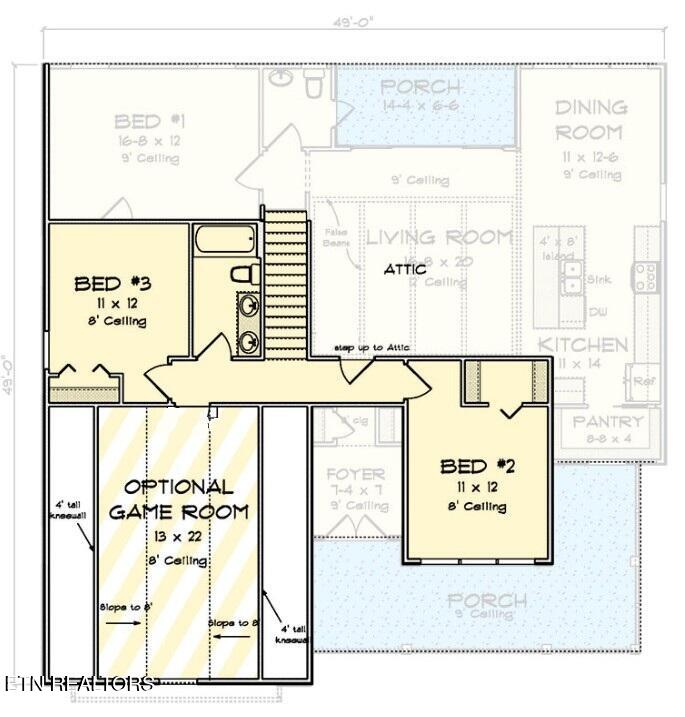 237 Laura Boling Loop Road Strawberry Plains, TN 37871 - Photo 27 of 27 2nd lvl layout