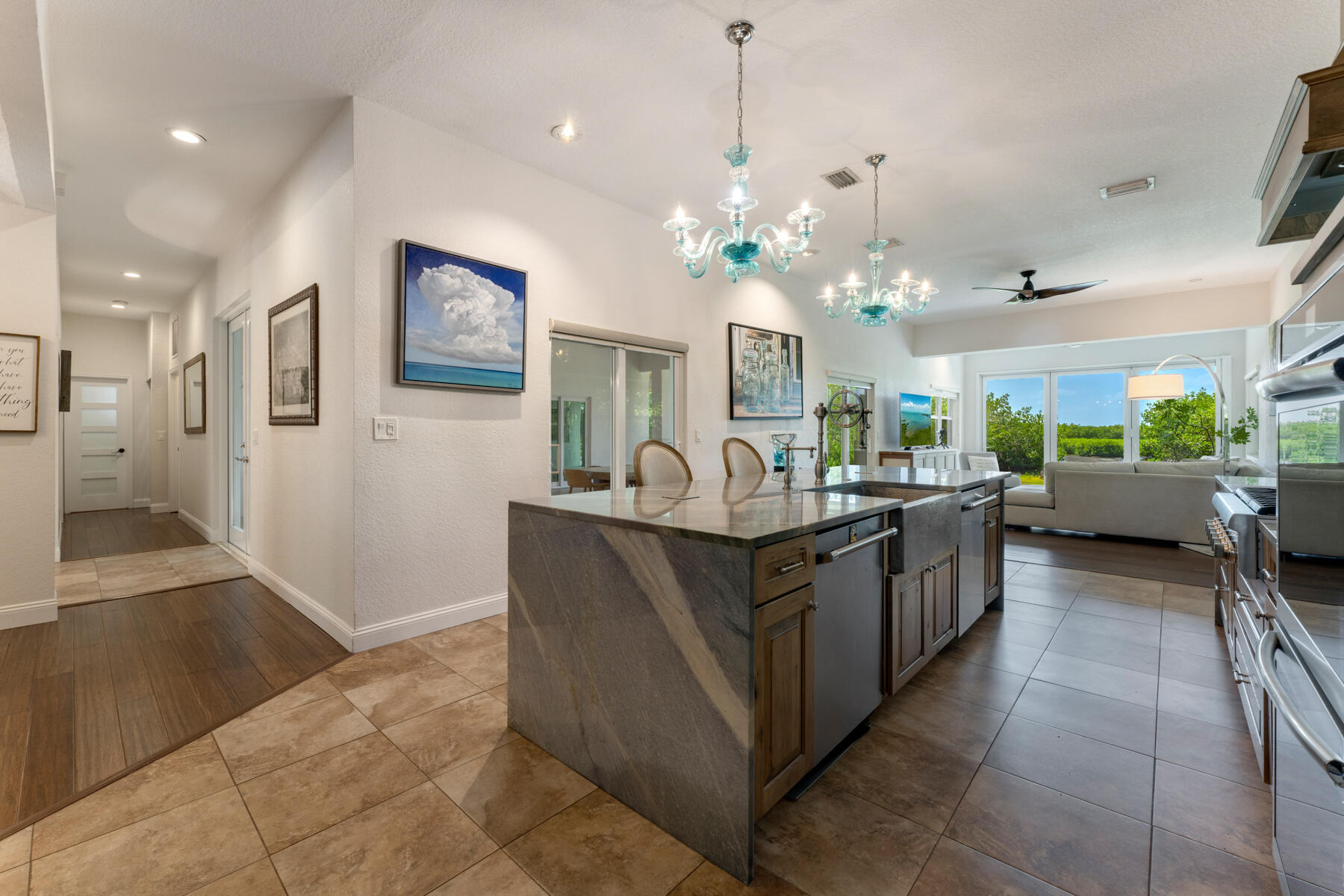 120 Coco Plum Road South, Unit S Key Largo, FL 33037 - Photo 9 of 46 Granite Waterfall Edge Countertops