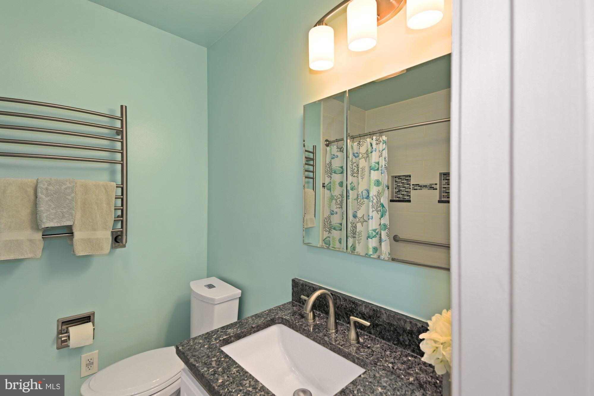 17617 Buehler Road Olney, MD 20832 - Photo 21 of 42 Renovated Hall Bath with heated towel rack
