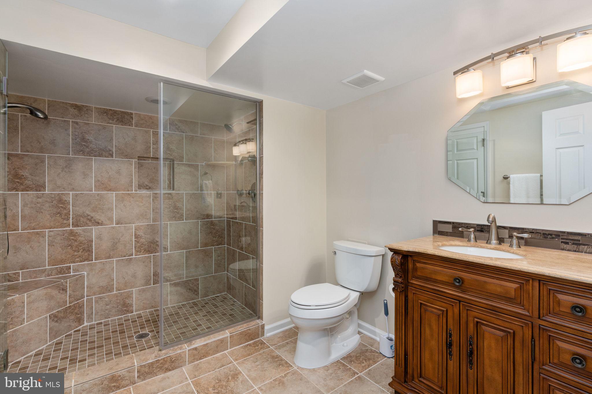 100 Pleasant Grove Road Locust Grove, VA 22508 - Photo 28 of 32 a bathroom with a sink toilet and shower