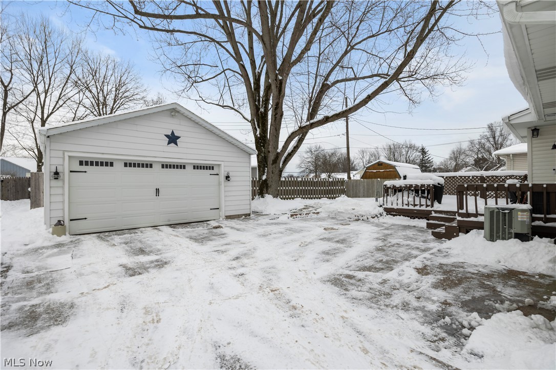 965 Gulf Road Elyria, OH 44035 - Photo 35 of 37 Snow covered detached garage