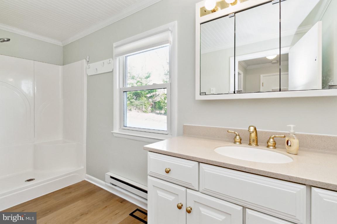 19422 Resh Mill Road Hampstead, MD 21074 - Photo 30 of 55 a bathroom with a sink and a window