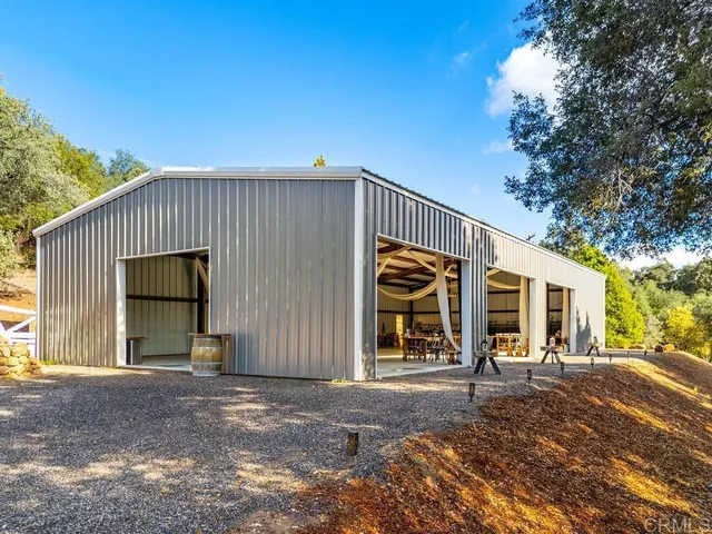 a backyard of a house