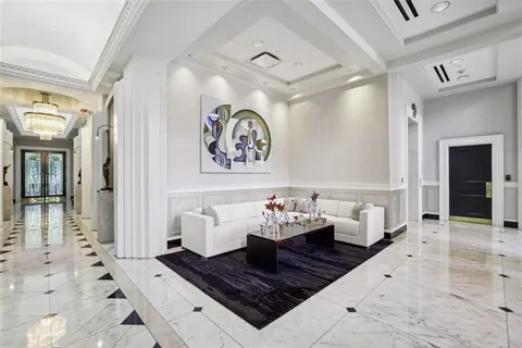 a spacious bathroom with a bathtub and a shower