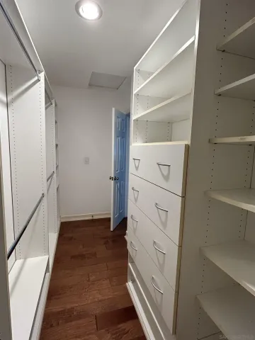 a view of walk in closet