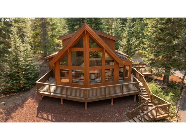 a balcony with outdoor views