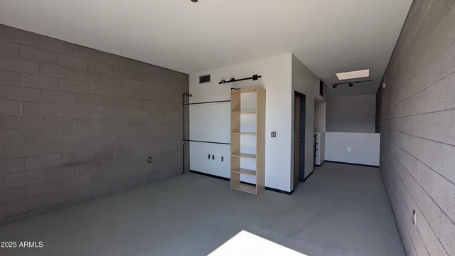 a view of closet area