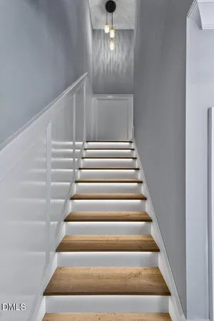 a close view of a chandelier