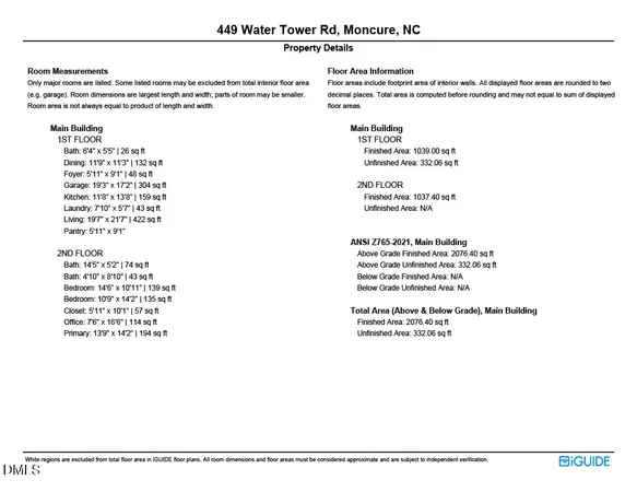 $619,000 | 449 Water Tower Road, Moncure, NC 27559