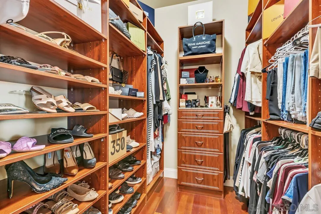 10321 Hitching Post Way Santee, CA 92071 - Photo 35 of 75 a view of walk in closet with clothes and shoes