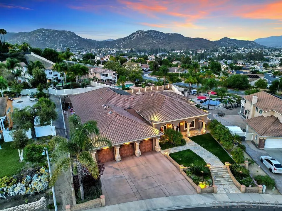 10321 Hitching Post Way Santee, CA 92071 - Photo 5 of 75 an aerial view of residential houses and street