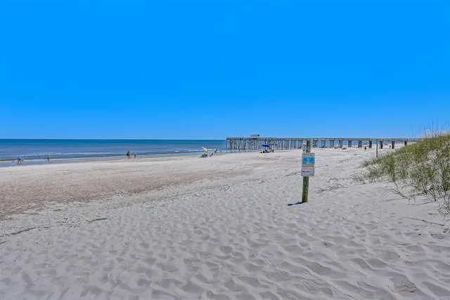 a view of beach and ocean