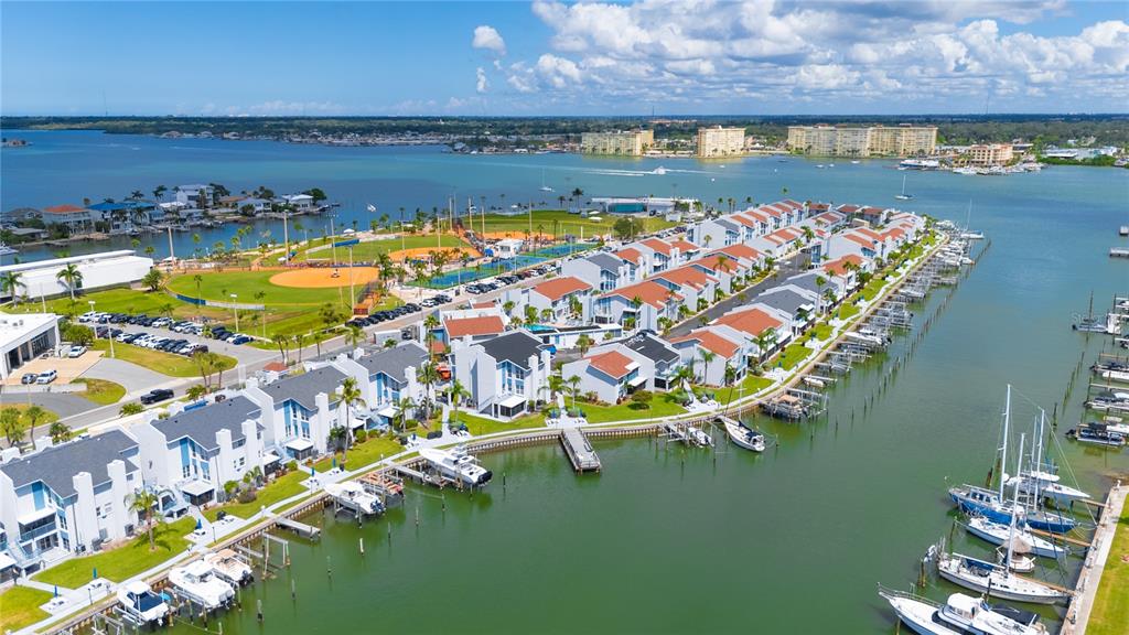 230 Medallion Boulevard, Unit E Madeira Beach, FL 33708 - Photo 33 of 35 a view of an ocean with city view