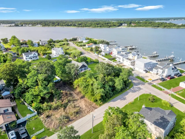 a view of a lake with a mountain