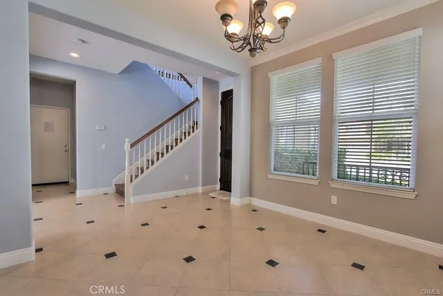 a view of a livingroom with a window